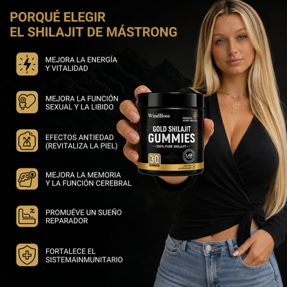 GOLD SHILAJIT GUMMIES + Regalo Sorpresa