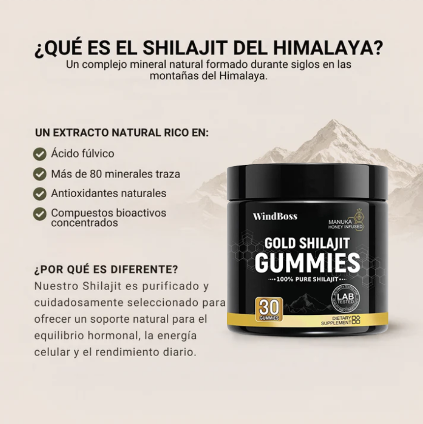 GOLD SHILAJIT GUMMIES + Regalo Sorpresa