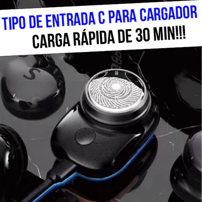 Afeitadora Portátil USB | Afeitado preciso y cómodo en cualquier lugar sin esfuerzo.